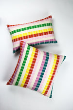 Santiago Rainbow Grid Pillow