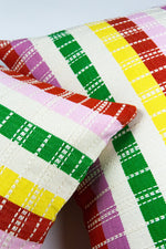 Santiago Rainbow Grid Pillow