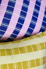 Santiago Grid Pillow - Butter