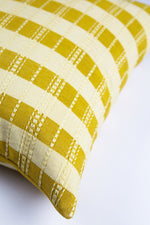 Santiago Grid Pillow - Butter