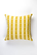 Santiago Grid Pillow - Butter