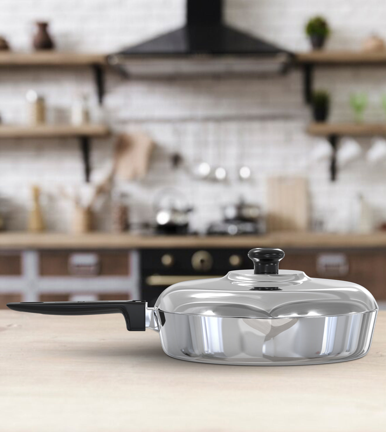 10 Inch Sauté Pan with Lid - By Baano