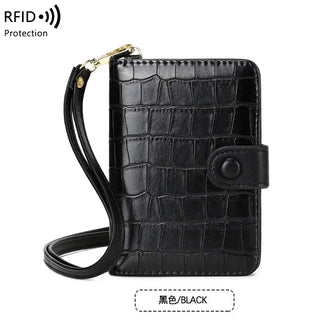 Passport Holder with Neck Lanyard Card Holders Travel Passport Cover RFID Blocking Passport Wallet for Men and Women