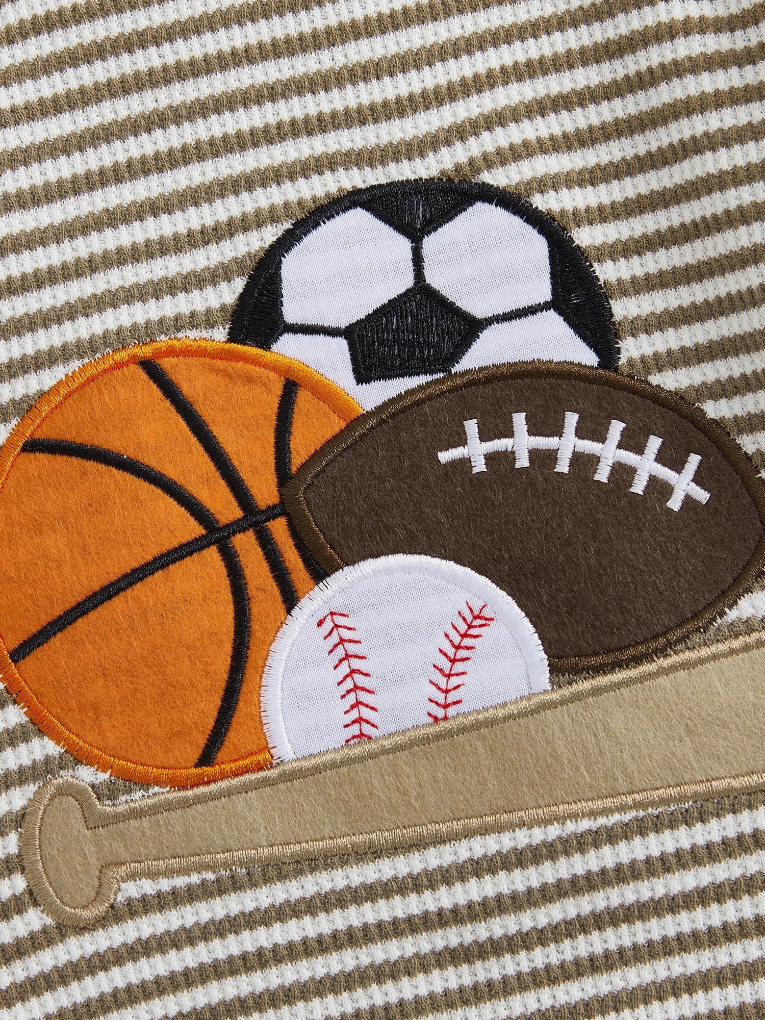 Baby Toddler Boys 2Pcs Fall Outfit Rugby Embroidery Striped Long Sleeve Top and Elastic Pants Clothes Set