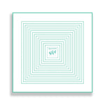 Scarf (White Geometric) - By Baano