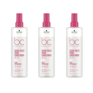 Schwarzkopf Bonacure Bc Clean Color Protective Spray Conditioner 400 ml 3 Pack