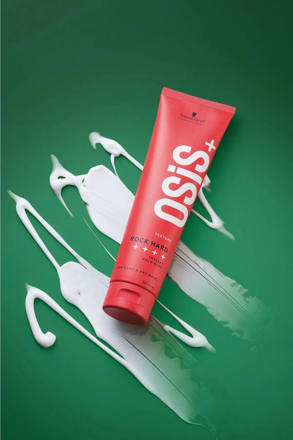 Schwarzkopf Osis Rock Hard Ultra Strong Styling Paste 150ml | Lasting Hold Cream Shine Gel 2 Pack - By Baano