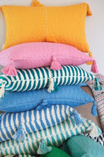 Antigua Pillow - Faded Aqua