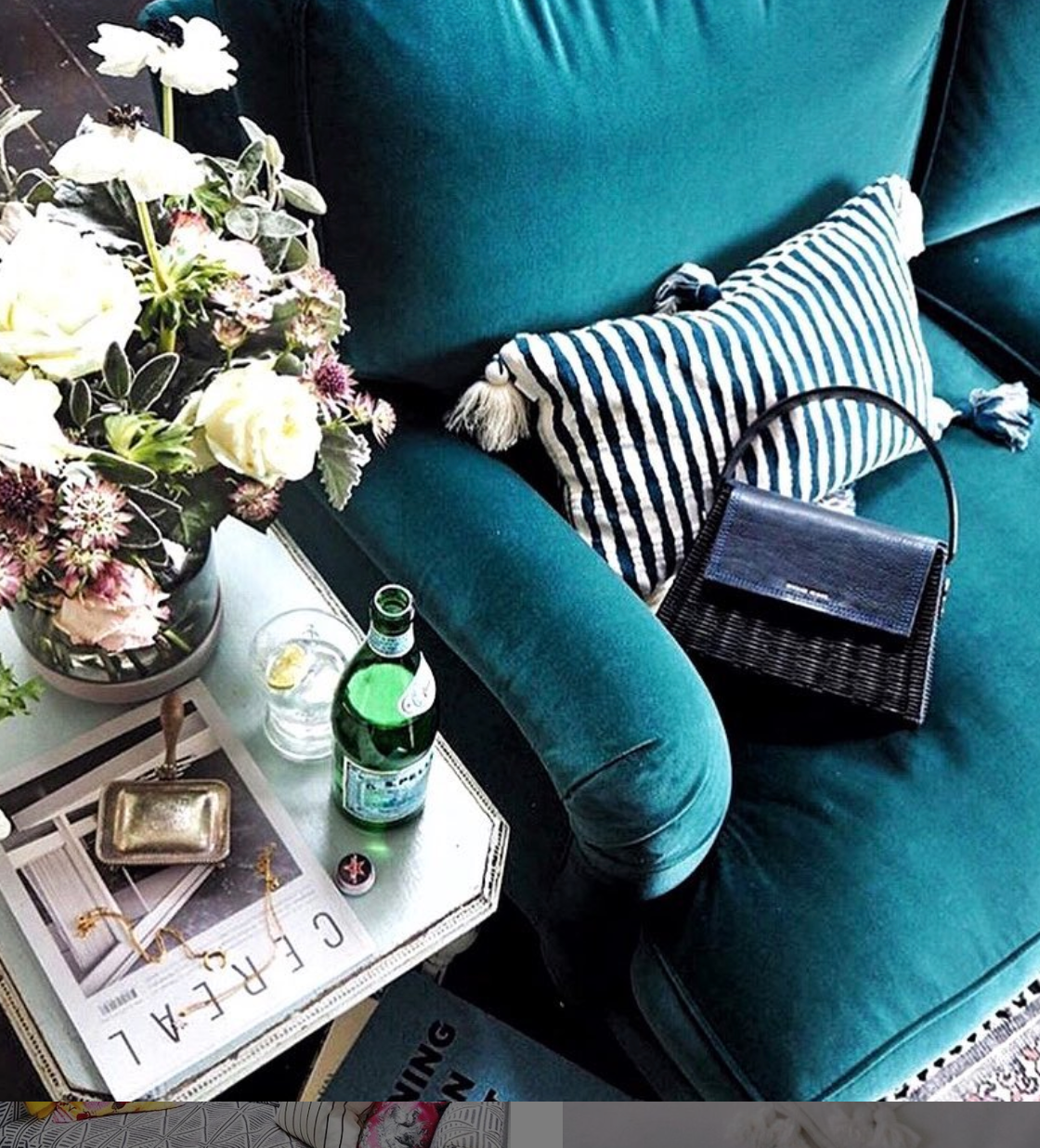 Antigua Pillow - Jade Green