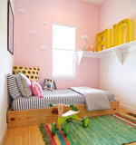 Antigua Pillow - Neon Pink and Yellow