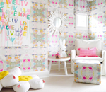 Antigua Pillow - Neon Pink and Yellow