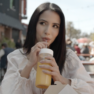 Juice and Smoothie Glass Straw Set