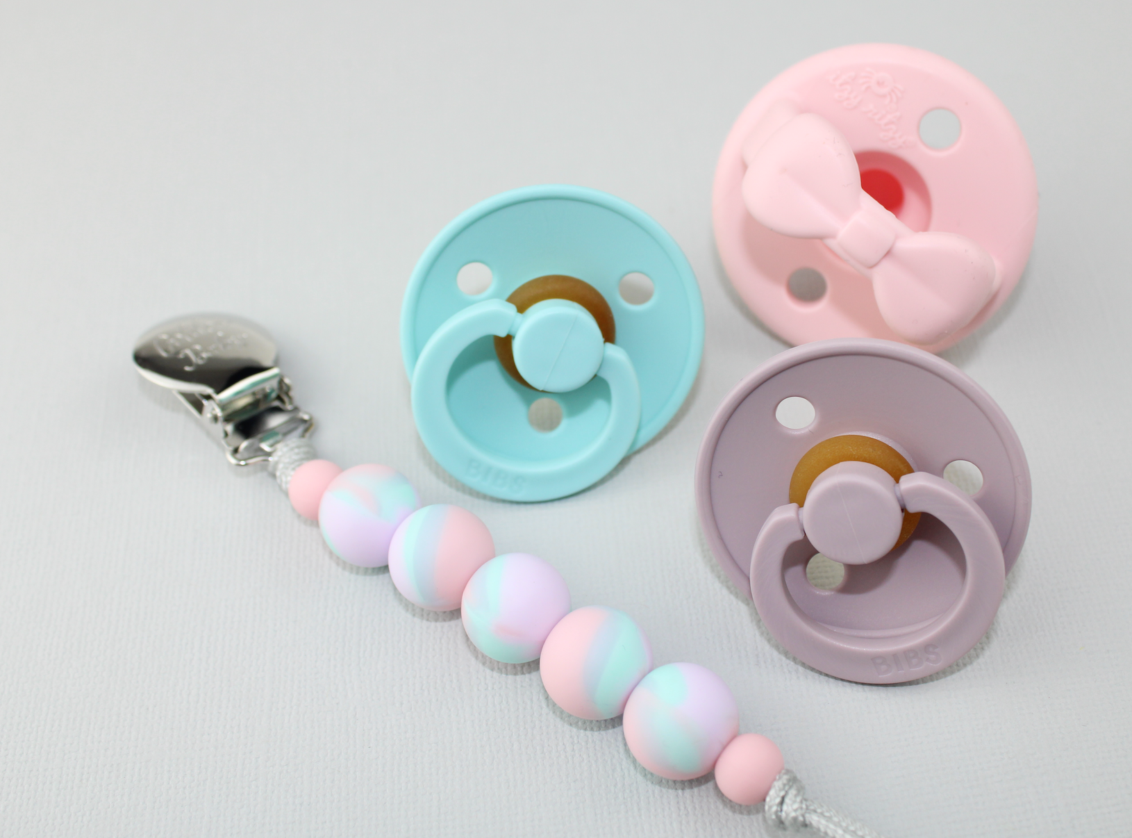 Pacifier Clip // Cotton Candy