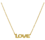 Bubble Letter Necklace