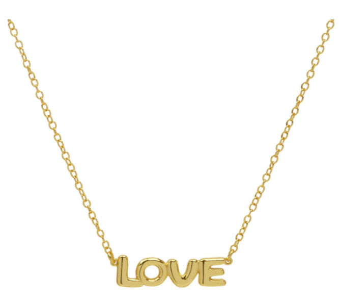 Bubble Letter Necklace