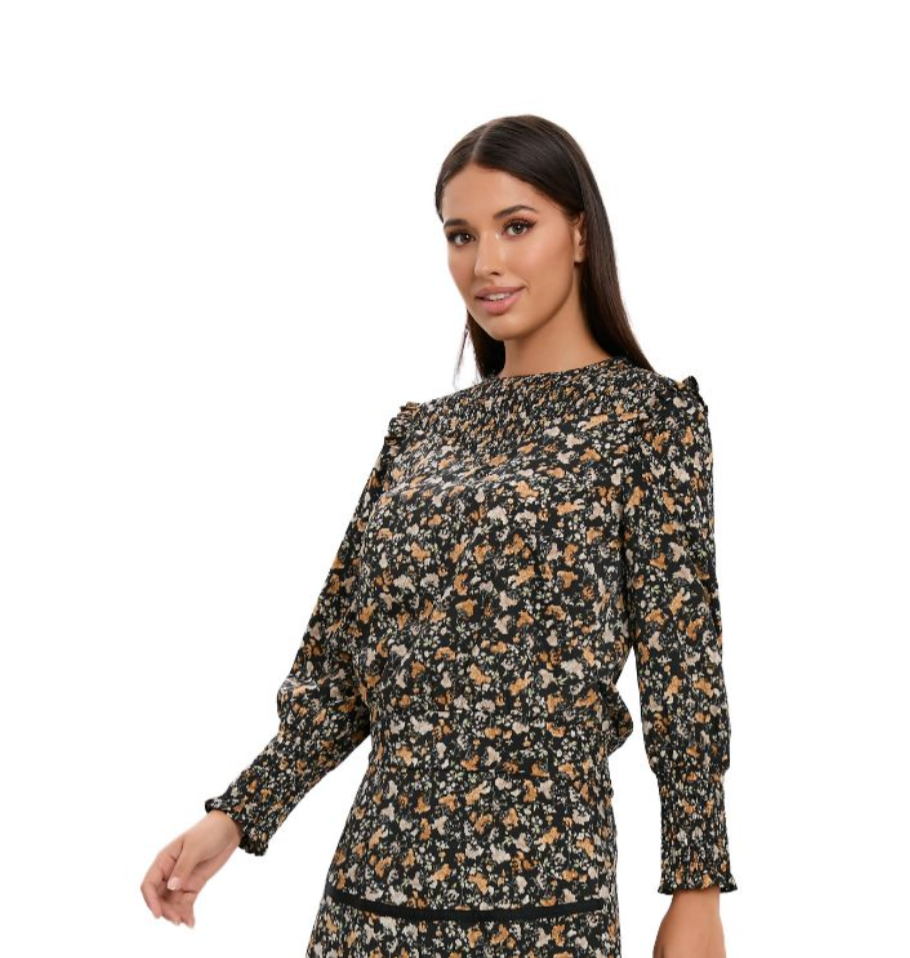 Dark Floral Top
