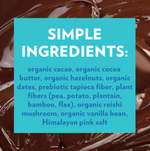 PRE-ORDER: Dark Chocolate Brownie Batter Hazelnut Butter Hearts (3 Bags)
