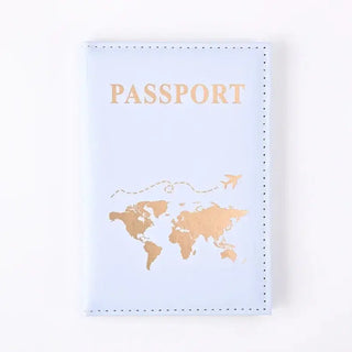 Fashion Women Travel Passport Cover Holder Case ID Credit Card Holder Travel Accessories Map Passports Wallet Ticket Protective