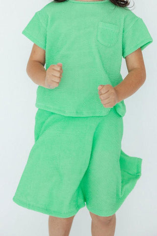 Seafoam Green Scrunchy Twirl Skort