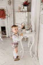 Sebastian- Taupe Suede Boy Boots