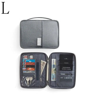 Passport packs Wallet Family Passport Holder Multi Functional Document Case Organizer Travel accessories Document Bag Cardholder