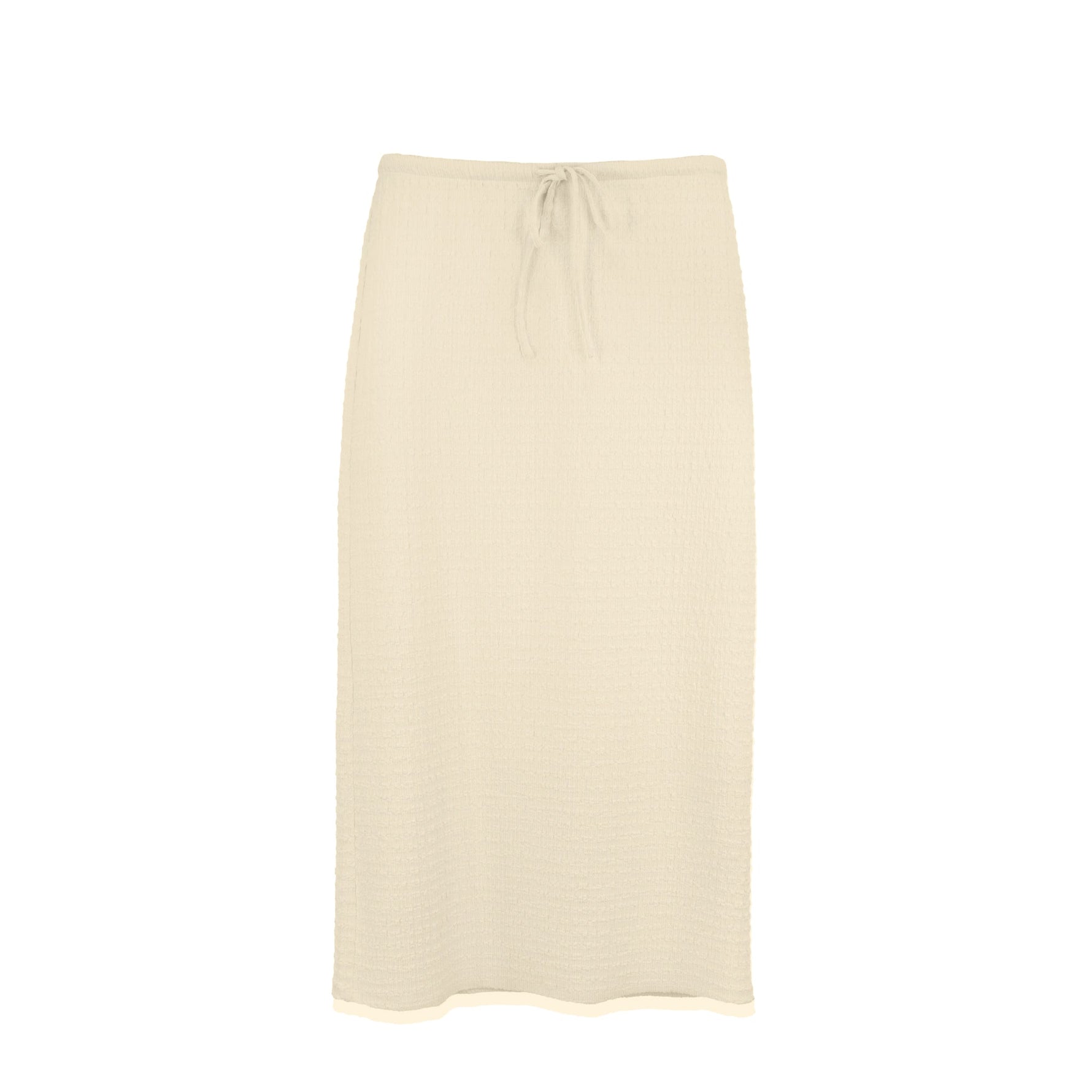 CRINKLE CREAM SKIRT - By Baano