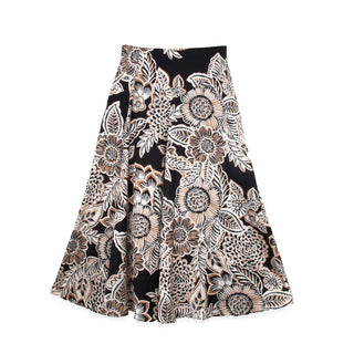 FLORAL PRINTED SLIP SKIRT