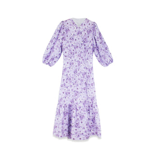 FLORAL WRAP DRESS