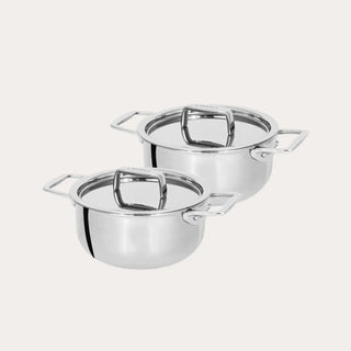 Set of 2 Mini Stewpans With Lid - By Baano