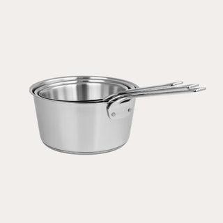 Set of 3 saucepans with glass lids - By Baano
