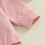 Baby Toddler Kids Girls Sister Matching Big Sis Shirt/Lil Sis Ruffle Sleeve Long Sleeve Romper Crewneck Top