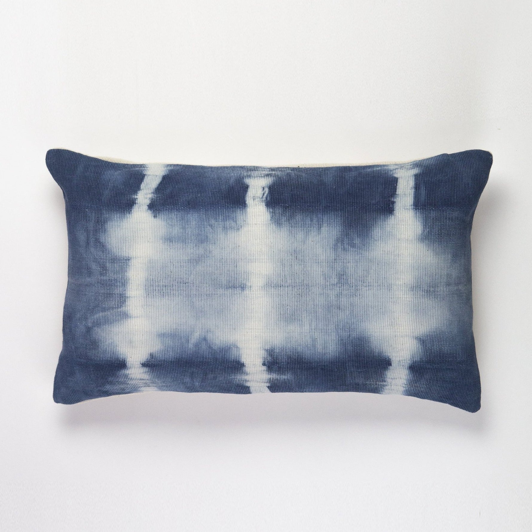 Indigo Shibori Nubby Pillow