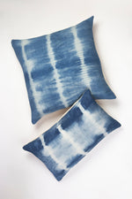 Indigo Shibori Nubby Pillow