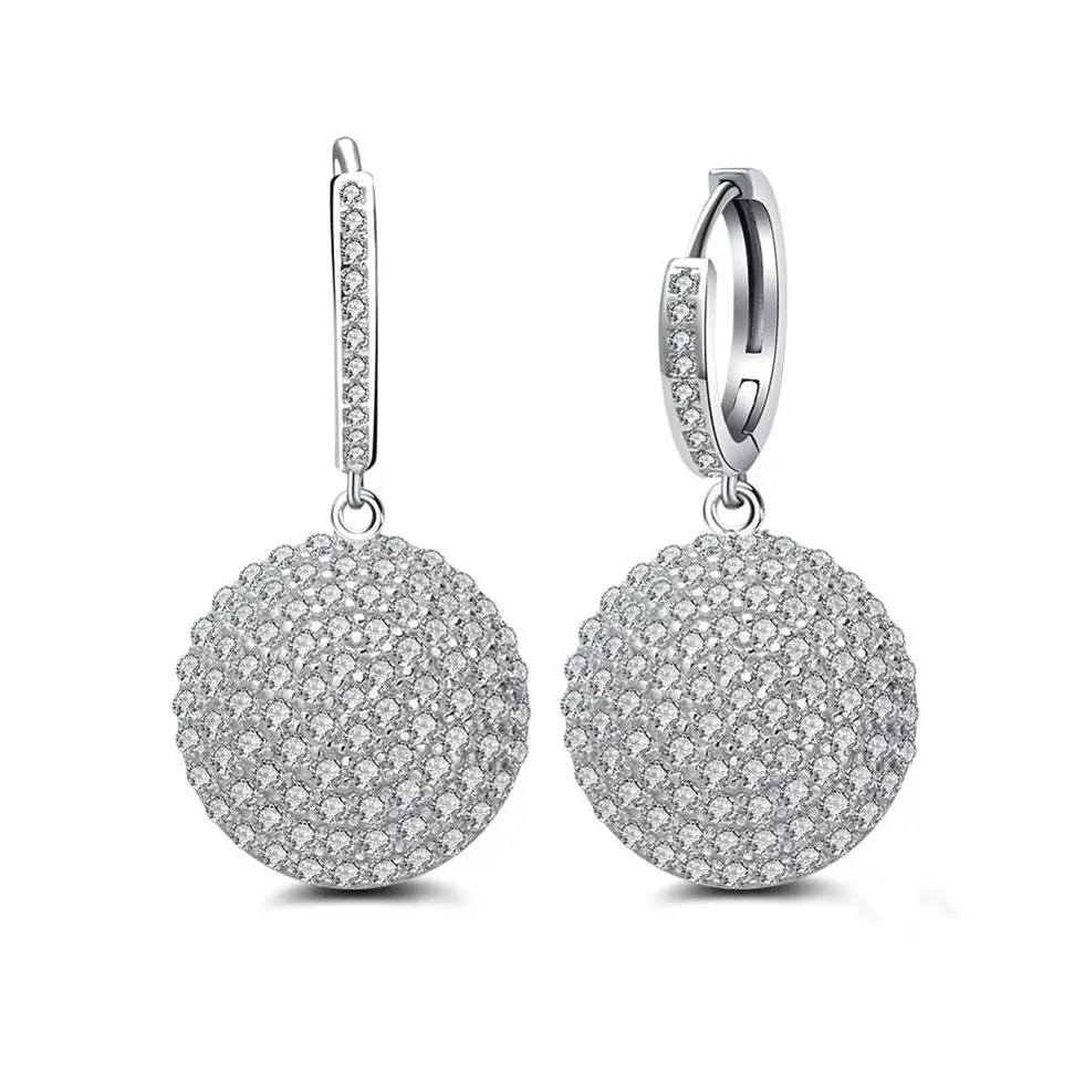Shiny Disco Ball Earrings - Fabulous Sparkle Day or Night
