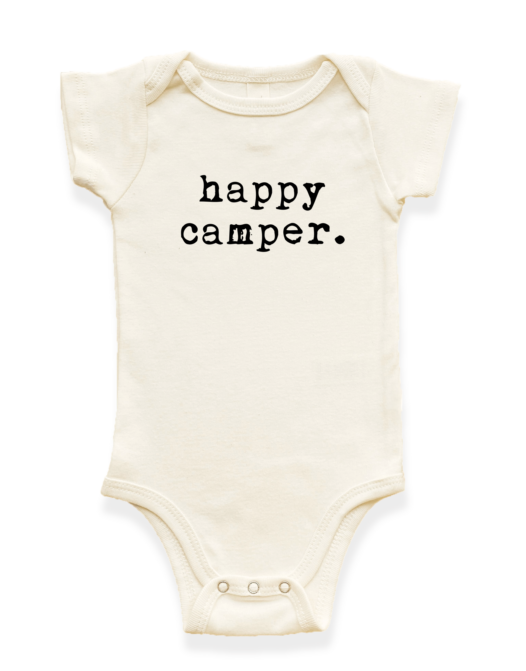 Happy Camper Organic Baby Bodysuit - By Baano