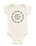 Mama's Favorite Human Organic Baby Bodysuit Tenth & Pine