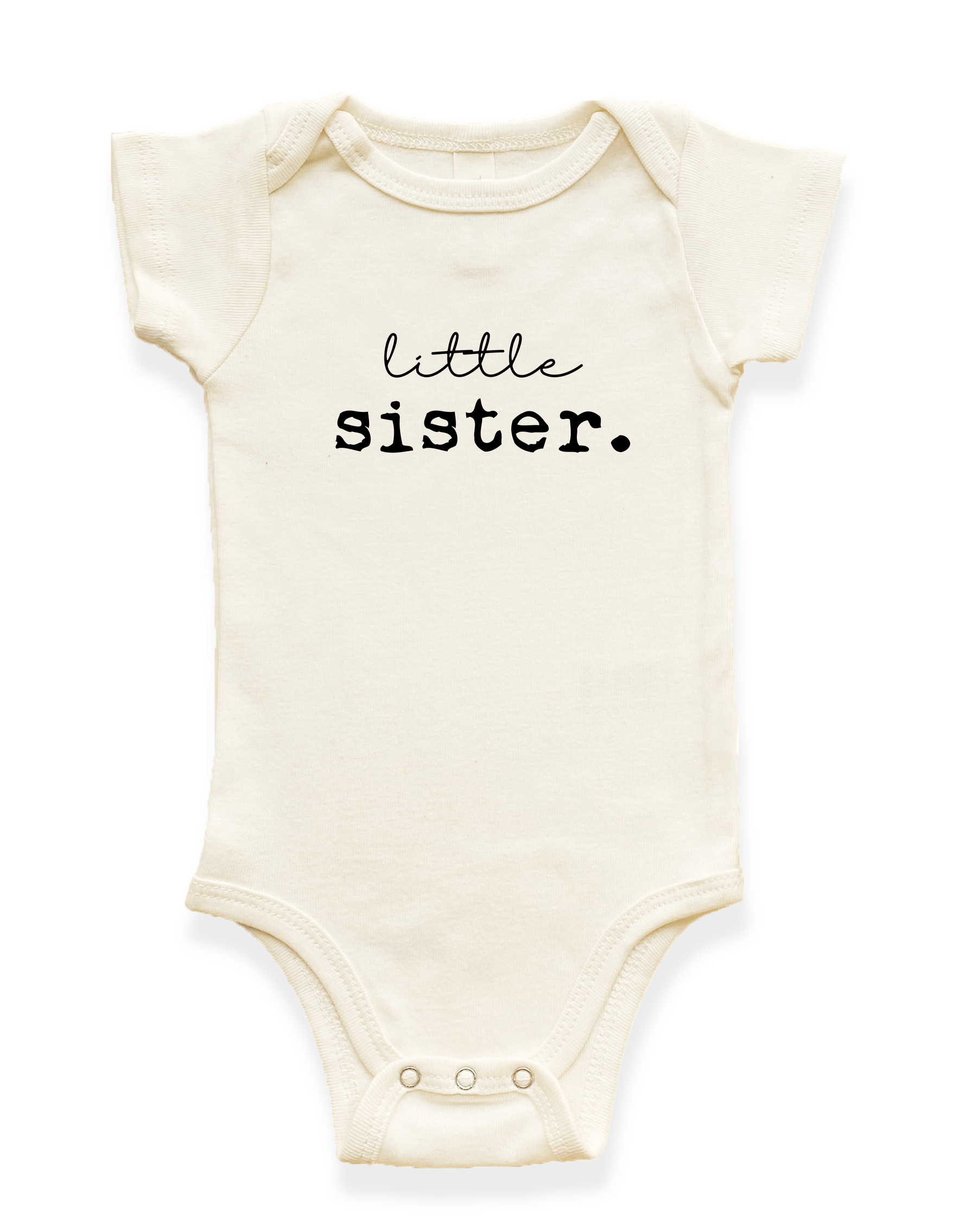 Little Sister Organic Baby Bodysuit - By Baano