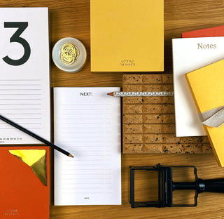 Colorpads: Yellow with gold edging - By Baano