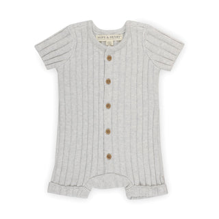 Shortie Romper & Jacquard Blanket Gift Set - By Baano