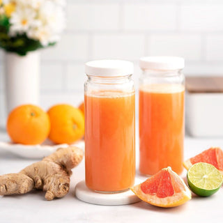 Original Series Wide Mouth Glass Bottles w/ Lids & Silicone Liner, 16 oz