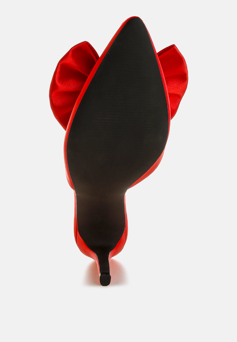 Sidonie Bow Detail Stiletto Mules