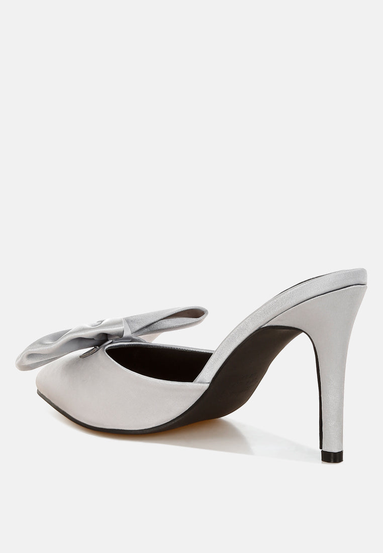 Sidonie Bow Detail Stiletto Mules