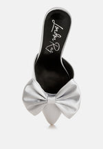 Sidonie Bow Detail Stiletto Mules