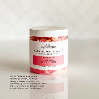 Signature Bath Bomb in a Jar – Bath Fizzy Soak