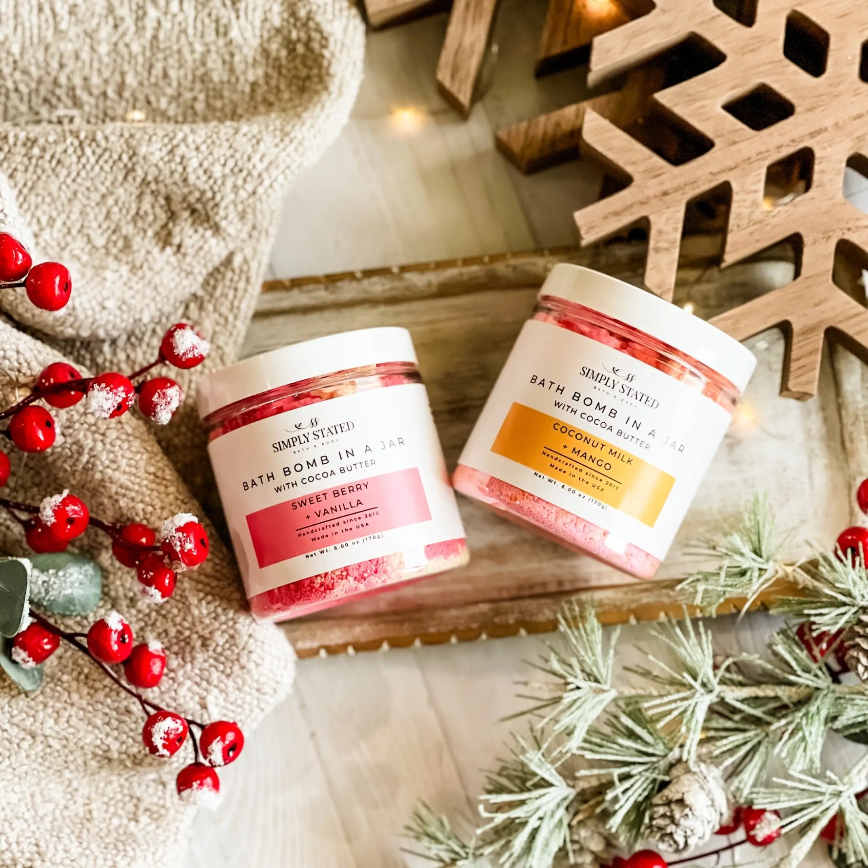 Signature Bath Bomb in a Jar – Bath Fizzy Soak - By Baano