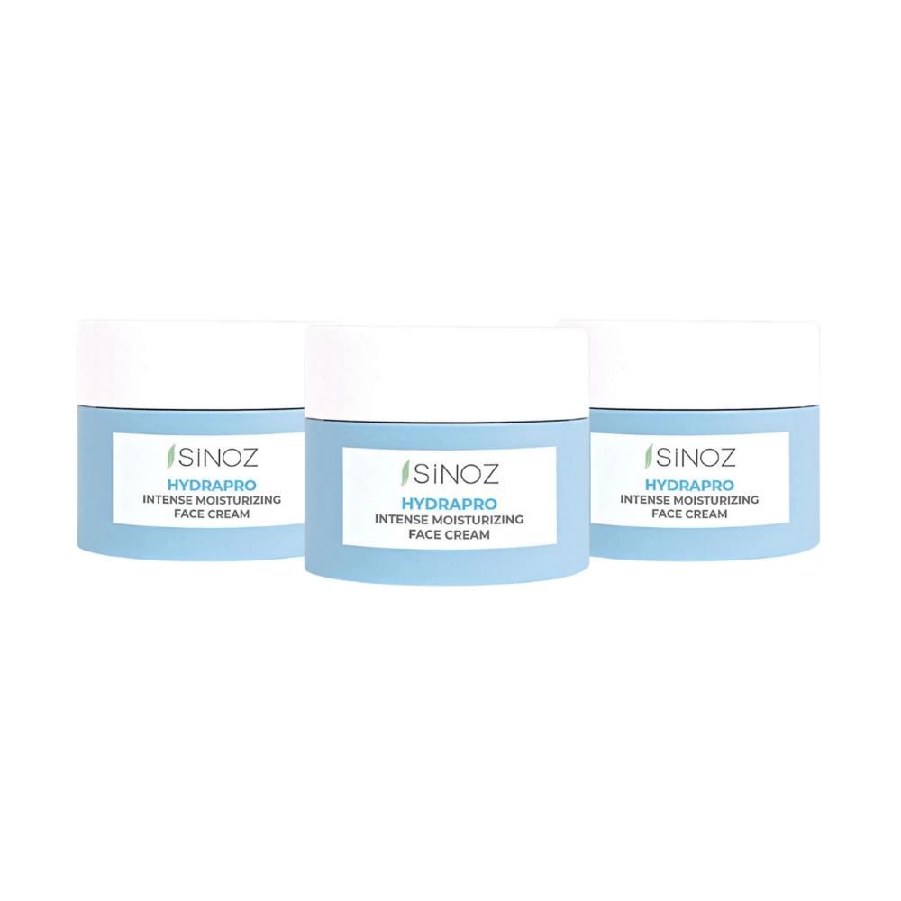 Sinoz Hydrapro Intensive Moisturizing Face Cream 50ml 3 Pack Chivela