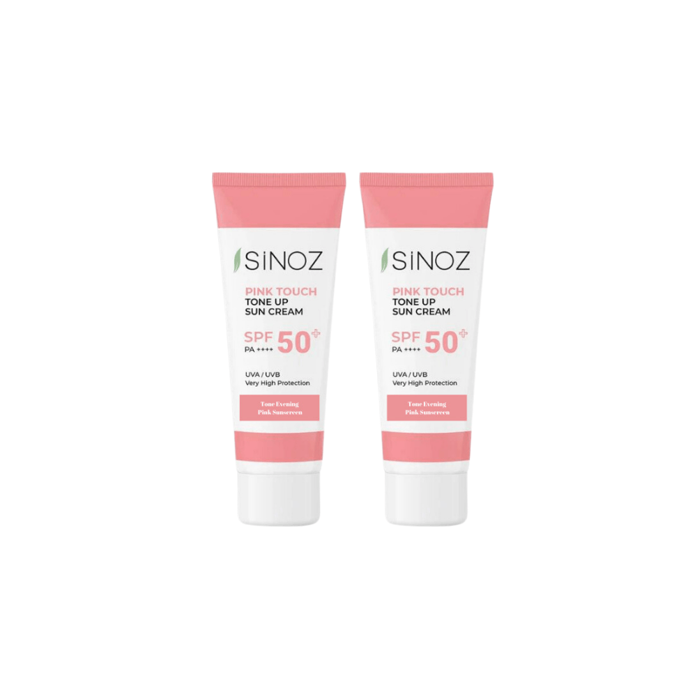 Sinoz Spf50+ Tone Equalizer Pa++++ Pink Sunscreen 50 ml 2 Pack - By Baano