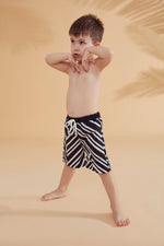 Woven Black Boys Shorts B2361 Marina Modest