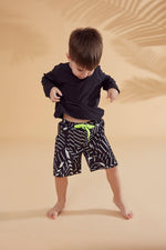 Woven Black Boys Shorts B2363 Marina Modest