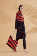 Black Beach Bag C2307 Marina Modest